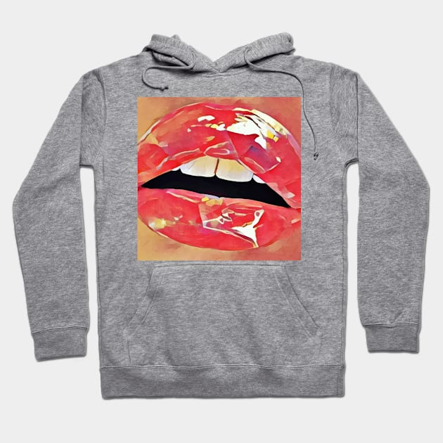 Lips Gloss Hoodie by Bespired